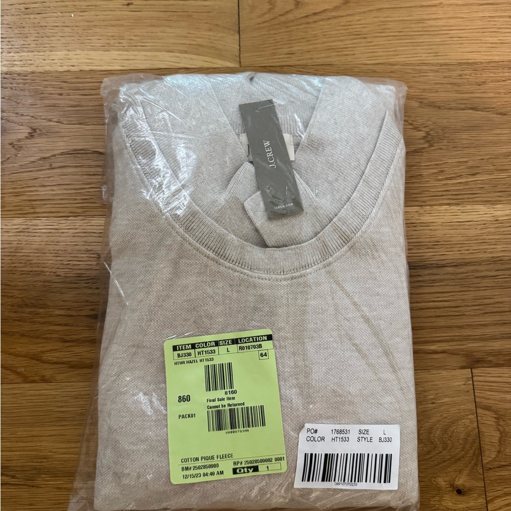 J. Crew Light Tan Pullover